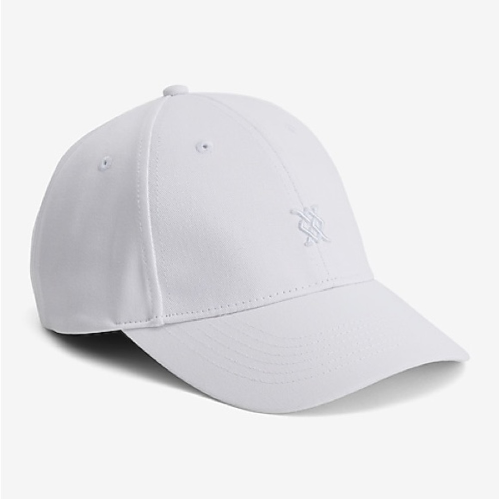 New - Express- White Mini X Logo Baseball Hat